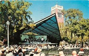 Williams Park St Petersburg Florida Fl pm 1955 Postcard - Picture 1 of 2