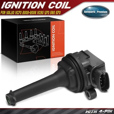 Bobina de encendido para Volvo XC90 XC70 2003-2006 S60 2001-2005 S80 1999-2006 C70 V70 Foto 1 de 4