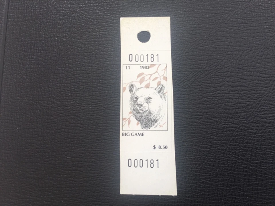 ICOLLECTZONE  US New York 1983 Big Game Hunting Stamp VF NH - Image 1 of 1