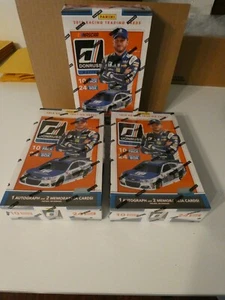 2018 Panini Donruss Racing Factory Scatola sigillata per hobby 1 autografo 2 cimeli - Foto 1 di 4
