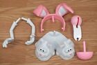 Replacement Bunny Slippers, Ears, Nose, Tail & Arms For Easter Mrs. Potato Head 