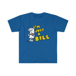 Camiseta I'm Just a Bill 5 COLORES Schoolhouse Rock William dibujos animados años 80 70  - Imagen 1 de 13