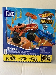 MEGA Hot Wheels Smash N Crash Tiger Shark Chomp Course - Bild 1 von 4