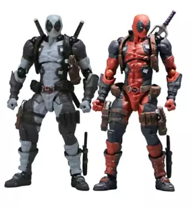 AMAZING YAMAGUCHI Deadpool 2.0 Grey Action Figure Mutants Joint Movable KAIYODO - Picture 1 of 15