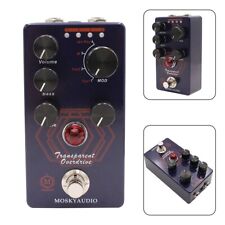 Mosky Transparent Overdrive Pedal Versatile Guitar Effects for Pro Players for sale