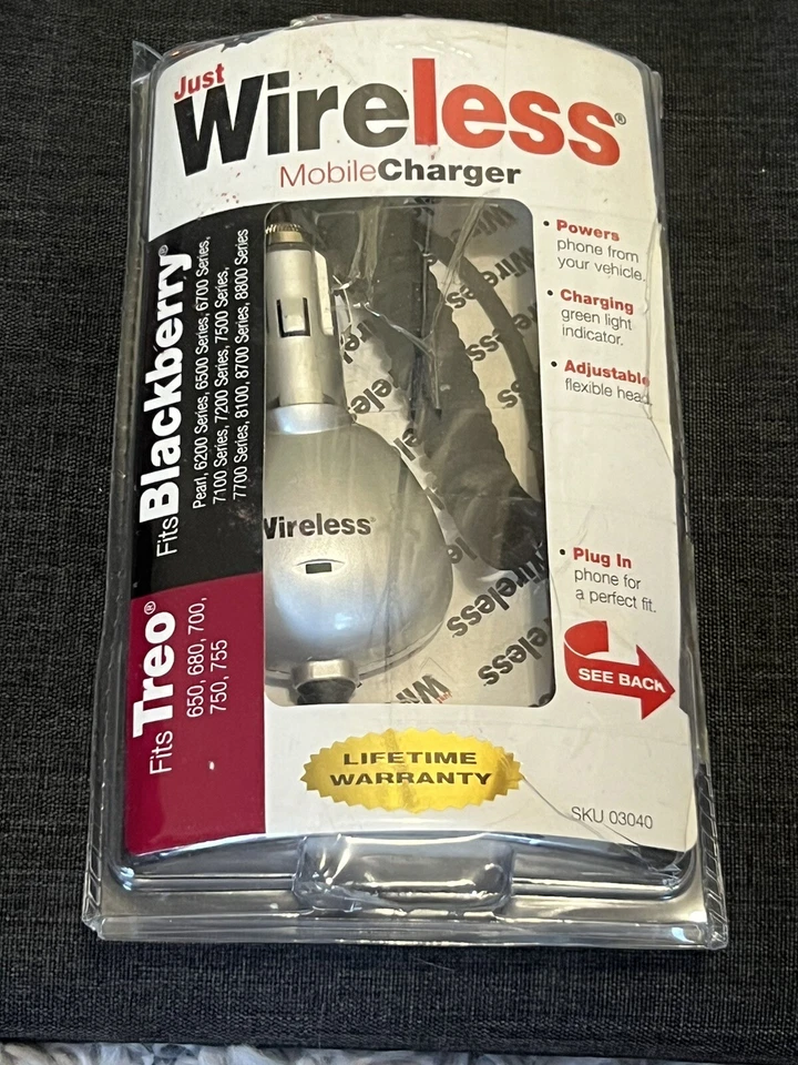 Just Wireless Mobile Charger for Treo And Blackberry Phones - Image 1 of 3