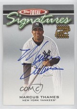 2003 Topps Total Signatures Marcus Thames #TS-MT Auto