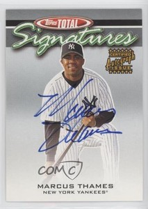 2003 Topps Total Signatures Marcus Thames #TS-MT Auto