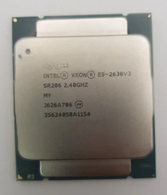 LOT OF 2 Intel Xeon SR206 E5-2630v3 20MB L3 Cache 2.40GHz CPU (OFFERS WELCOME) - Image 1 of 2