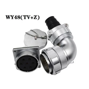 WY48TV+ZStraight-bent type double pressure plate cable plug Square flange socket - Picture 1 of 16