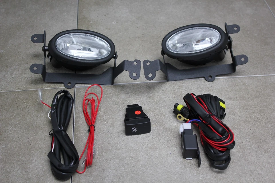 For 06-08 Honda Civic FA FG 2 door Coupe Clear Fog Light Kit Harness + Switch Si - Image 1 of 1