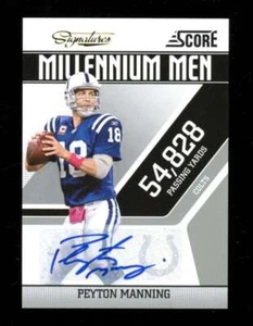 2011 Score Peyton Manning Millennium Men Signatures #14 Auto Colts ZK8531 - Picture 1 of 2