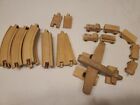 VINTAGE WOODEN Creative Playthings MADE IN FINLAND Train & Track Lot All WOOD