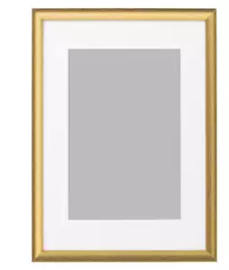 Mat Board Large Gold Border Photo, Certificate Graduate Photo Frame- Brand New - Picture 1 of 1