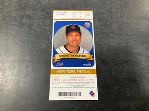 METS~2012 TICKET STUB 23/09/12 VS MARLINS~CUBIERTA: STEVE TRACHSEL - Imagen 1 de 1