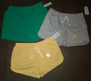 NEW LOT OF 3 GIRLS CAT & JACK COMFY PULL ON SHORTS SIZE XXL 16-18 - Picture 1 of 6