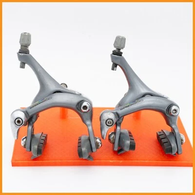 SHIMANO 600 BRAKE CALIPERS ROAD BIKE BICYCLE BR-6403 VINTAGE 90s 6400 DUAL PIVOT - Immagine 1 di 4