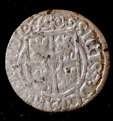 Poland, 1621 3 Polker, KM41, silver, Very Fine,  5-21* - Image 1 of 2