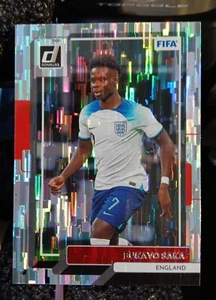 2022-23 Panini Donruss Soccer #26 Bukayo Saka Silver - England - FIFA  - Picture 1 of 2