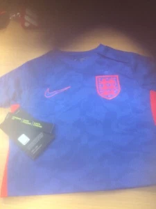 England Away shirt baby age 3 to 6 months NIKE Blue new with tags MB84 - Picture 1 of 12
