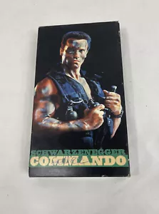 Commando VHS CBS FOX Video Arnold Schwarzenengger Excellent Clean Copy - Imagen 1 de 5