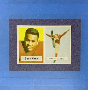 1957 Topps #50 DAVE MANN EXMT Chicago Cardinals ~AY35 - Afbeelding 1 van 2