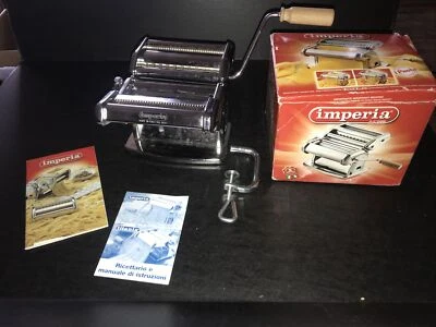 Imperia Pasta Maker Machine - Heavy Duty Stainless Steel w/ Easy Lock - Image 1 of 4