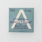 Genuine Bulova Accutron Wristwatch 214 Part # 193 Ground Strap Nos (C5d2)