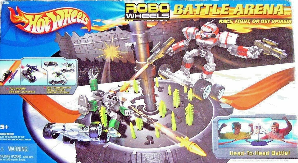 Vintage  Mattel  Hot Wheels  HotWheels  Robo  Wheels  Battle  Arena  Set - Image 1 of 1