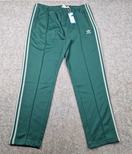 Adidas Tracksuit Bottoms Mens XL Green Track Pants Joggers Firebird Trefoil W36 - Picture 1 of 11