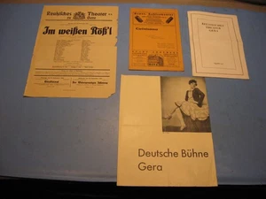 2 Hefte Spielzeit 1923/24 des Reussischen Theater Gera,Gotha,Thüringen,Reuss - Bild 1 von 8