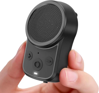 Mini Altoparlante Bluetooth, Altoparlante Portatile a Clip Con Microfono Integra - Immagine 1 di 4