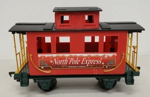 Eztec North Pole Express Christmas Train Caboose ONLY G Scale Gauge Red - Picture 1 of 11