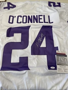 Kevin O'Connell signed Autogramm Auto Custom Trikot JSA COA Vikings COTY 2024 - Bild 1 von 3