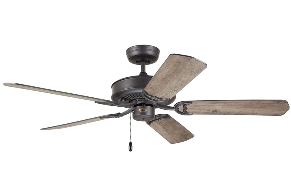 Ventilador de techo Luminance Kathy Ireland Home Designer 52" 5 aspas reversibles graphi Foto 1 de 4