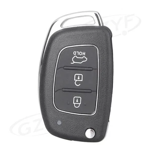 3 Tasten, die Remote Key Shell Case Cover für HYUNDAI Santa Fe 2013-2014 falten - Picture 1 of 10
