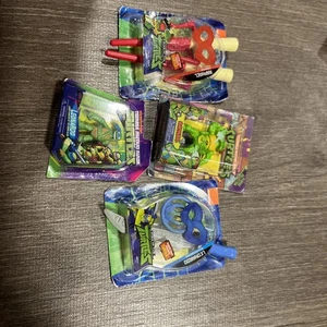 Zuru 5 Mini Marcas Sorpresa Juguetes Lote De 4 Piezas Tortugas Ninja TMNT Leonard Raph - Imagen 1 de 1