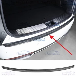 ABS Carbon Fiber Rear Trunk tailgate Trim Fits For 2025-2026 Hyundai Palisade - Picture 1 of 7