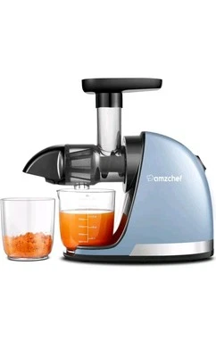 AMZCHEF Juicer Machines - Cold Press Slow Juicer -Masticating Juicer Used Twice - Image 1 of 4