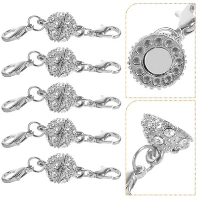 5 Pcs Magnetic Jewelry Clasps with Alloy Magnetic Clasps for Jewelry Making - image 1 of 4