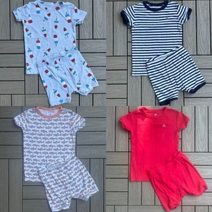 babyGap GAP • Lot Bundle 4 Pairs of 100% Organic Cotton PJ Shorts Sets • size 6 - Picture 1 of 12