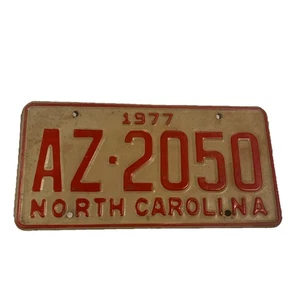 Vintage North Carlina License Plate AZ-2050 - Picture 1 of 2