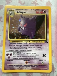 Gengar Holo | 5 | Fossil | Near Mint | englisch | Pokemon Karte - Bild 1 von 12