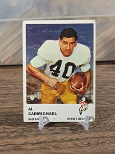 1961 Fleer Football #145 Al Carmichael Denver Broncos - Bild 1 von 2