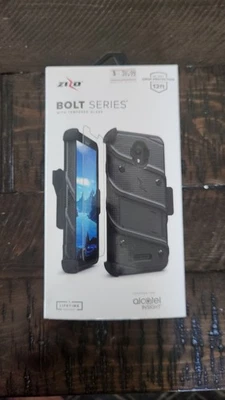 Alcatel Insight - Funda con clip para cinturón resistente Zizo Bolt con vidrio templado Foto 1 de 4