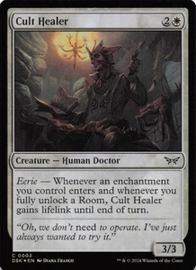 Cult Healer C Duskmourn: House of Horror 2 NM Foil - Picture 1 of 2