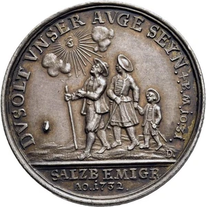 FITZ Preussen Friedrich Wilhelm I. der Soldatenkönig Ag.Medaille 1732 °TCH411 - Bild 1 von 2