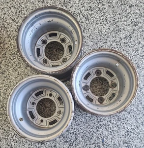 Set of 3 1985 HONDA 250 SX OEM WHEELS RIMS 250SX Wheelset - Bild 1 von 8