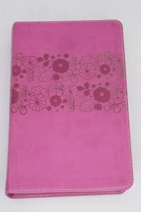 NIrV Großdruck Heilige Bibel 2017 Zondervan rosa Deko Lederweich - Bild 1 von 10