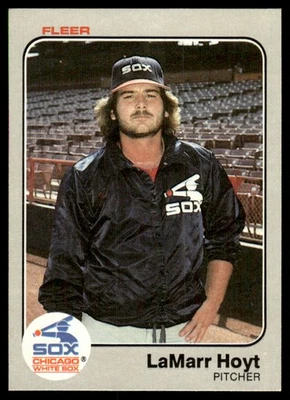 1983 Fleer LaMarr Hoyt Chicago White Sox #238 - Image 1 of 2